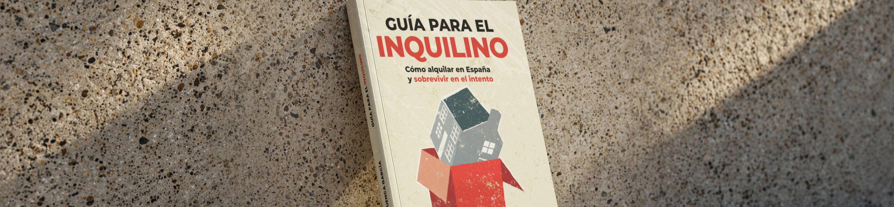 Guía para el inquilino, apoyada en superficie rugosa